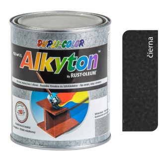 Alkyton kladivková čierna - Samozákladový email na kov, drevo a betón 750ml