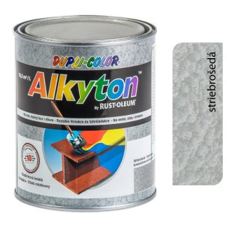 Alkyton kladivková striebrošedá - Samozákladový email na kov, drevo a betón 750ml