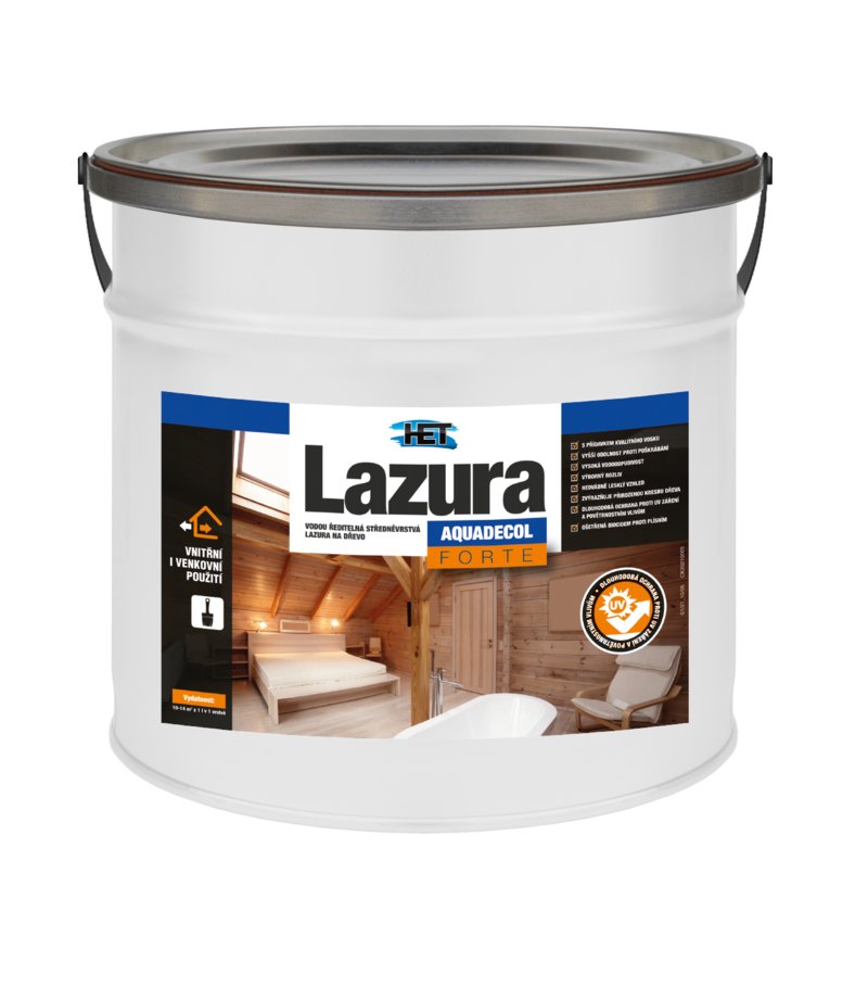 Het Aquadecol lazúra forte 2,5l