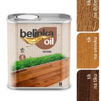 Belinka Oil Decking 203 tík - Olej na terasy a záhradný nábytok 2,5l