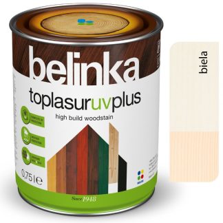 Belinka Toplasur UV Plus, biela 11 - Hrubovrstvá lazúra 2,5l