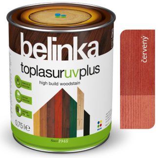 Belinka Toplasur UV Plus, červená 18 - Hrubovrstvá lazúra 2,5l