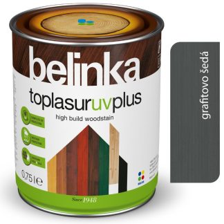 Belinka Toplasur UV Plus, grafitovo šedá 31 - Hrubovrstvá lazúra 0,75l