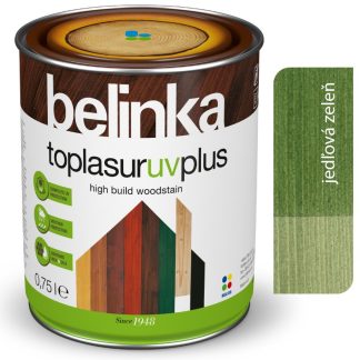 Belinka Toplasur UV Plus, jedlová zeleň 19 - Hrubovrstvá lazúra 0,75l