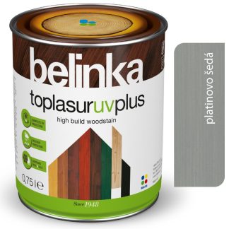 Belinka Toplasur UV Plus, platinovo šedá 30 - Hrubovrstvá lazúra 0,75l