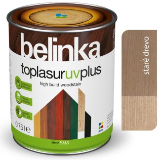 Belinka Toplasur UV Plus, staré drevo 28 - Hrubovrstvá lazúra 2,5l