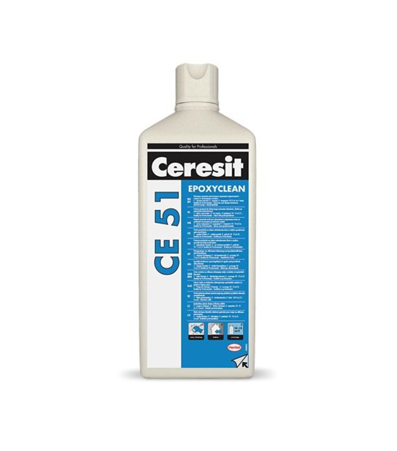 Ceresit CE 51 EpoxyClean Čistič na odstránenie škvŕn od epoxidových škárovacích hmôt 1l