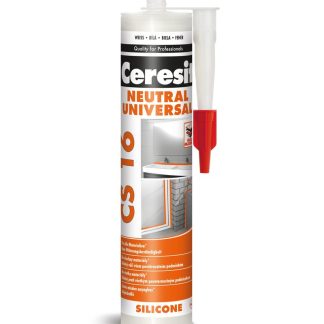 Ceresit CS 16 Neutral silikón biely - vhodný pre zásadité podklady a kovy 280ml