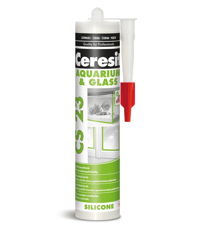 Ceresit CS 23 Silikón na sklo čierny 280ml