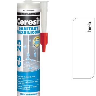 Ceresit CS 25 Sanitary 01 Biely 280ml - sanitárny silikón