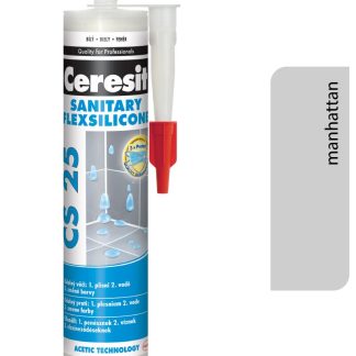 Ceresit CS 25 Sanitary 10 Manhattan 280ml - sanitárny silikón