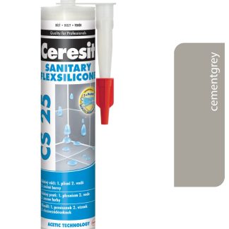 Ceresit CS 25 Sanitary 12 Cementgrey 280ml - sanitárny silikón