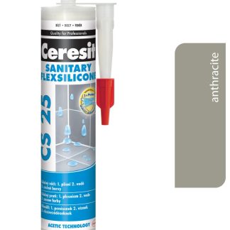 Ceresit CS 25 Sanitary 13 Antracite 280ml - sanitárny silikón
