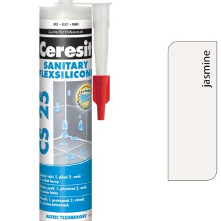 Ceresit CS 25 Sanitary 40 Jasmine 280ml - sanitárny silikón