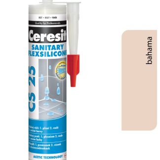 Ceresit CS 25 Sanitary 43 Bahama 280ml - sanitárny silikón