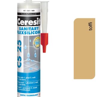 Ceresit CS 25 Sanitary 44 Toffi 280ml - sanitárny silikón