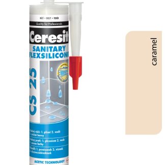 Ceresit CS 25 Sanitary 46 Caramel 280ml - sanitárny silikón