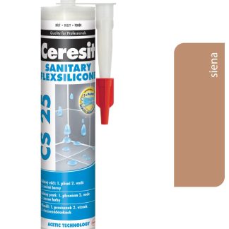 Ceresit CS 25 Sanitary 47 Siena 280ml - sanitárny silikón