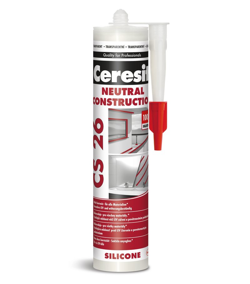 Ceresit CS 26 Silikón neutrálny transparentný 300ml