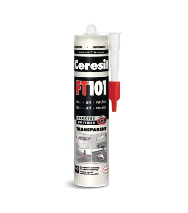 Ceresit FT 101 Uni tesniaci a lepiaci tmel transparent 280ml