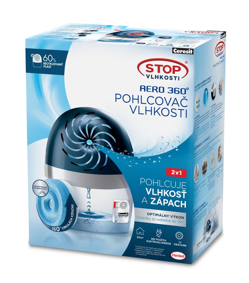 Ceresit Stop vlhkosti prístroj Aero modrý 450g