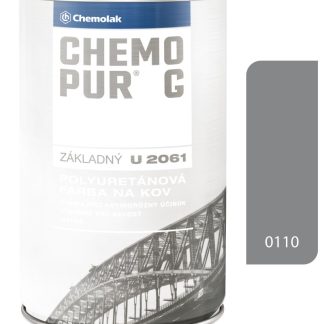 Chemolak Chemopur G U2061 0110 šedá - Základná polyuretánová dvojzložková farba 4l