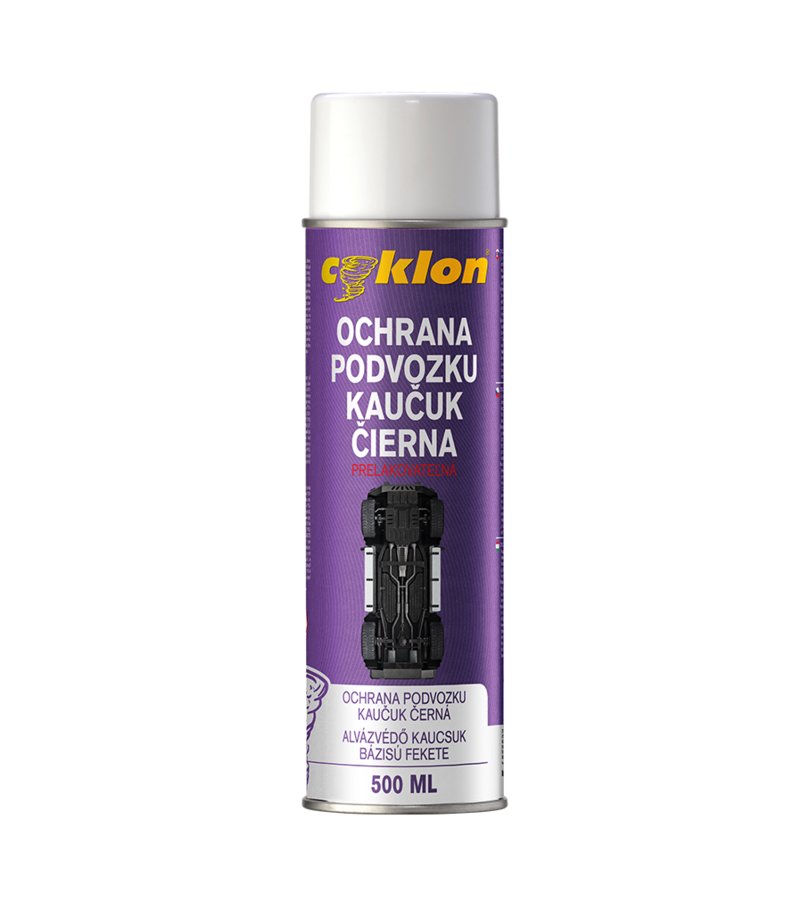 Cyklon Ochrana podvozku kaučuk, čierna 500ml