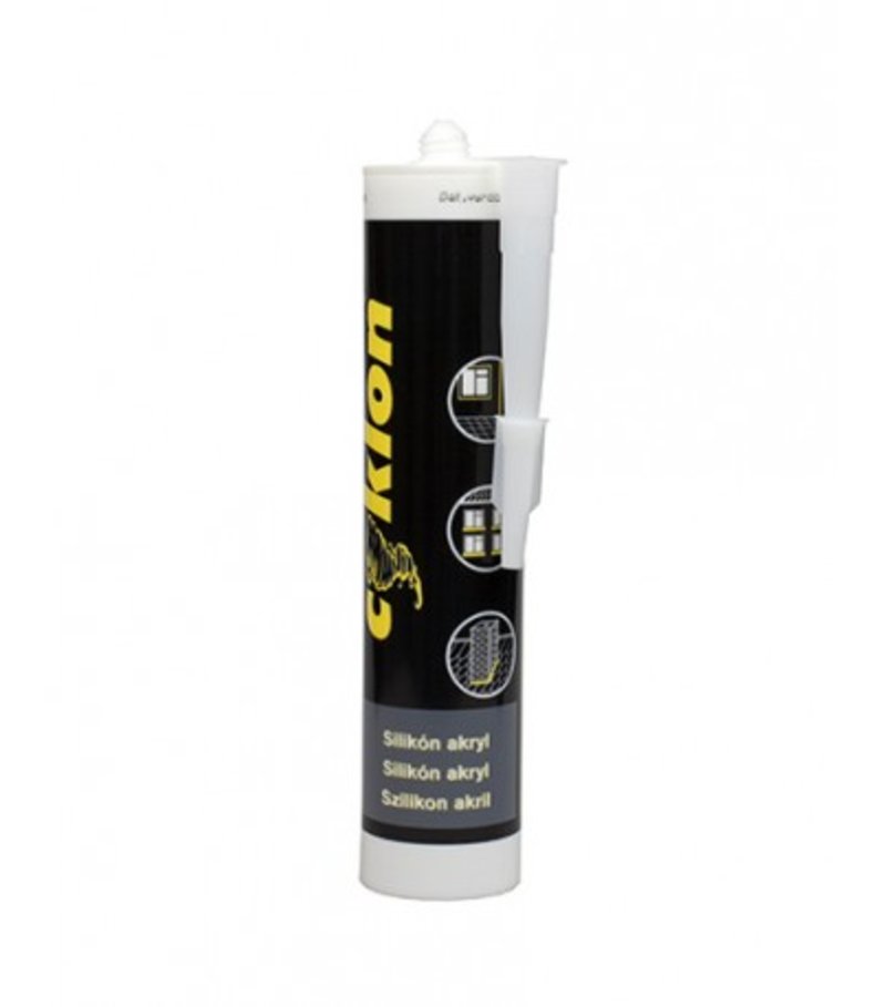 Cyklon Silikon-akryl biely 310ml