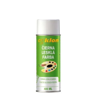 Cyklon spray čierny lesk 400ml