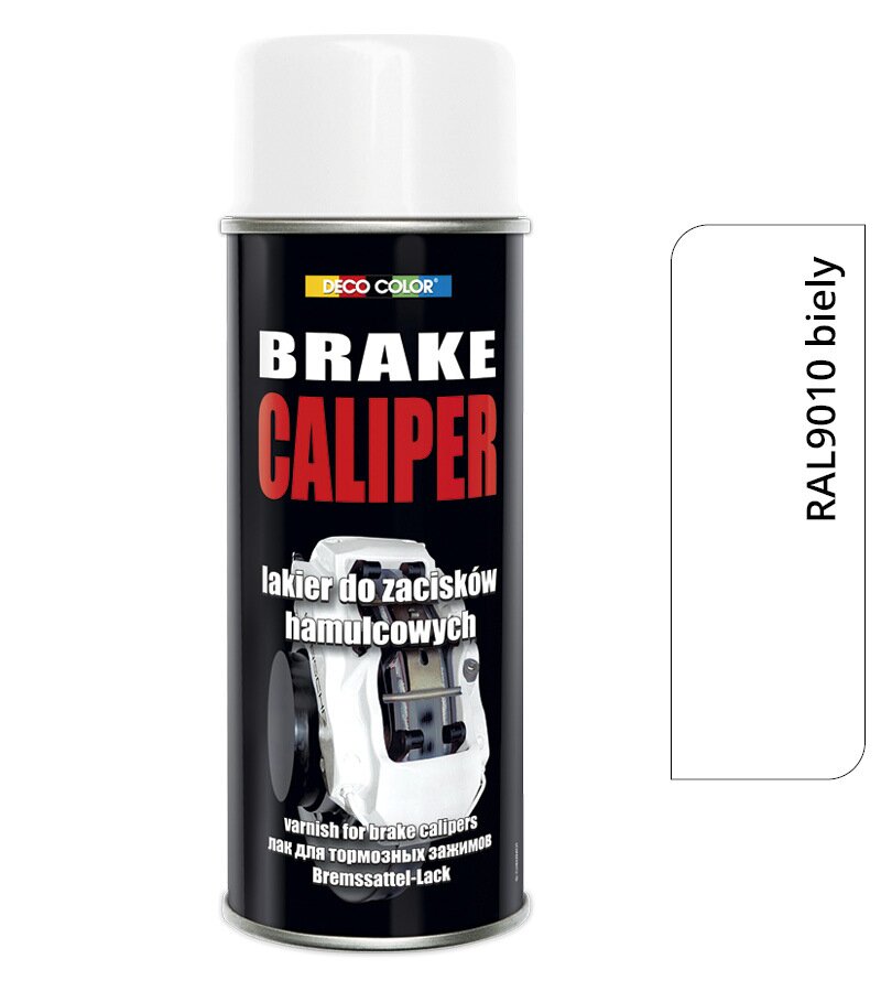 Deco color Brake caliper - Lak na brzdy RAL 9010 biely 400ml