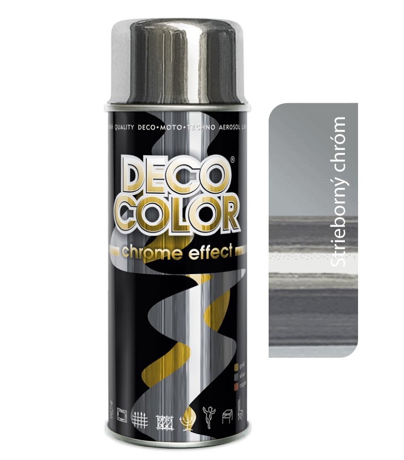 Deco color Chrome effect - chróm strieborný 400ml