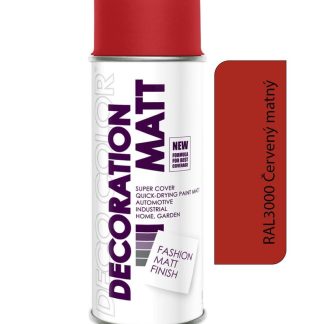 Deco color Decoration RAL MATT - 3000 červený ohnivý matný 400ml