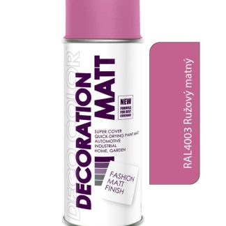 Deco color Decoration RAL MATT - 4003 ružový matný 400ml