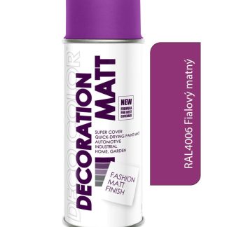 Deco color Decoration RAL MATT - 4006 fialový dopravný matný 400ml
