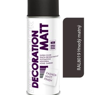 Deco color Decoration RAL MATT - 8019 hnedý matný 400ml