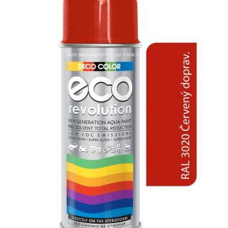 Deco color Eco Revolution - RAL 3020 červený dopravný 400ml