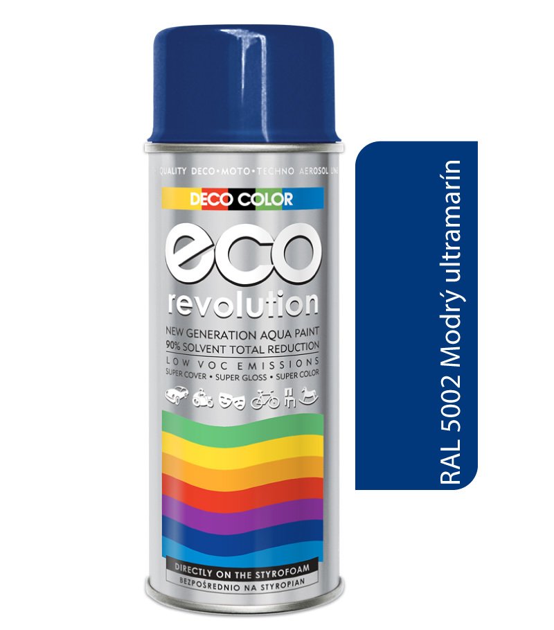 Deco color Eco Revolution - RAL 5002 modrý ultra marínový 400ml