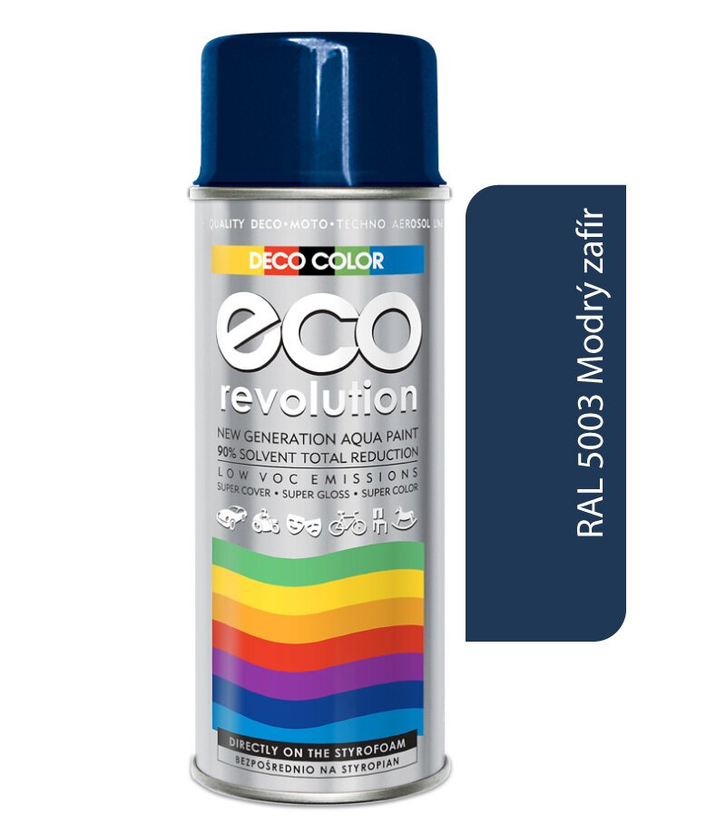 Deco color Eco Revolution - RAL 5003 modrý zafír 400ml
