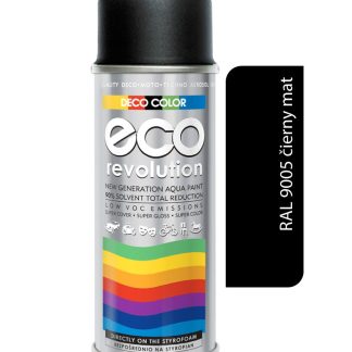 Deco color Eco Revolution - RAL 9005 čierny matný 400ml