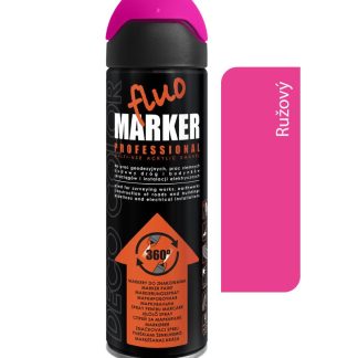 Deco color Fluomarker - Značkovací sprej ružový 500ml