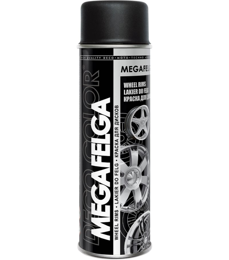 Deco color Megafelga - Akryl na disky RAL 9005 čierny matný 500ml