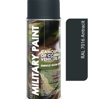 Deco color Military Paint, antracitová šedá RAL 7016 - kamuflážny sprej 400ml