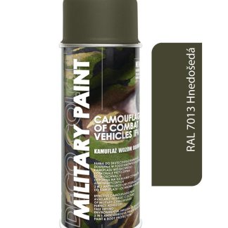 Deco color Military Paint, hnedošedá RAL 7013 - kamuflážny sprej 400ml