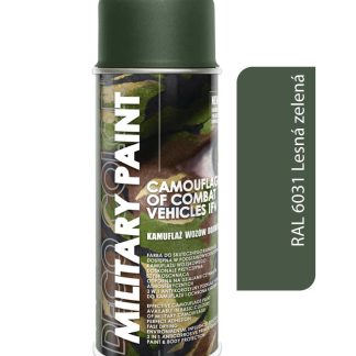 Deco color Military Paint, lesná zelená RAL 6031 - kamuflážny sprej 400ml
