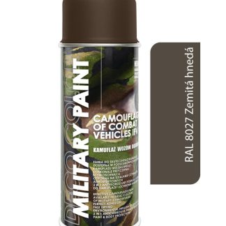 Deco color Military Paint, zemitá hnedá RAL 8027 - kamuflážny sprej 400ml