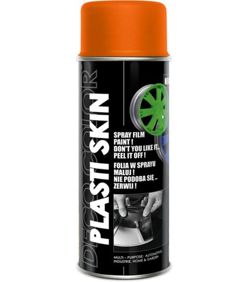 Deco color Plasti Skin, Fólia v spreji - RAL 2004 oranžový 400ml