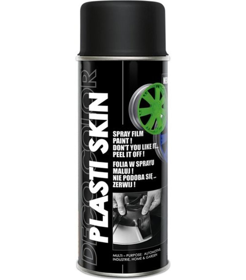 Deco color Plasti Skin, Fólia v spreji - RAL 9005 čierny 400ml