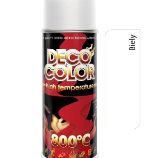 Deco color Vysoká Teplota teploodolný sprej až do 650°C biely 400ml