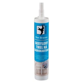 Den braven Den Braven, Akrylový tmel na sadrokartón biely 280ml