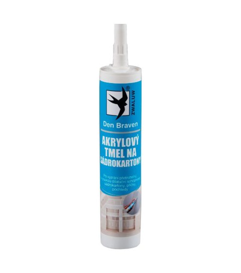 Den braven Den Braven, Akrylový tmel na sadrokartón biely 280ml